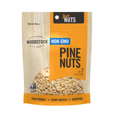 Woodstock Non-gmo Pine Nuts - Case Of 8 - 5.5 Oz - Orca Market