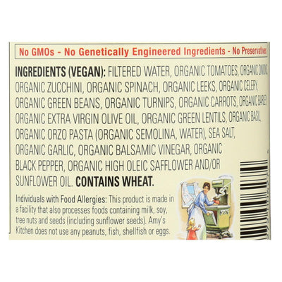 Amy's - Organic Hearty Vegetable Minestrone Soup - Case Of 12 - 14.1 Oz - Orca Market