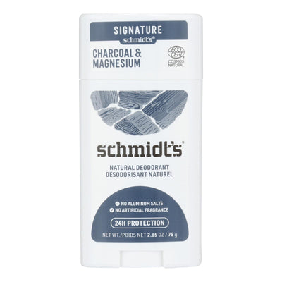 Schmidt's - Deodorant Chrcl&mag Stk - 1 Each - 2.65 Oz - Orca Market