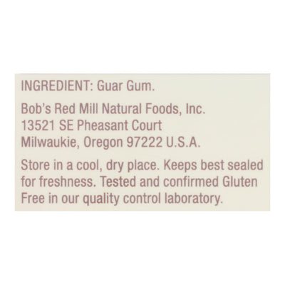 Bob's Red Mill - Guar Gum - Case Of 5-8 Oz - Orca Market