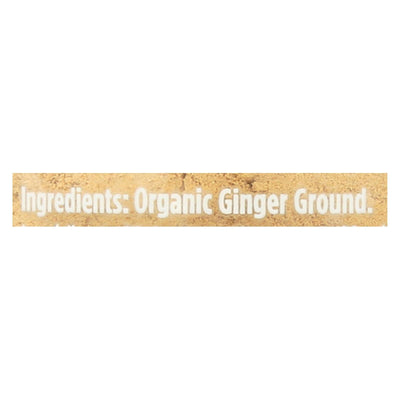 Spicely Organics - Organic Ginger - Ground - Case Of 3 - 1.2 Oz. - Orca Market