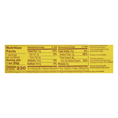 Over Easy - Breakfast Bar Banana Nut - Case Of 12-1.8 Oz - Orca Market