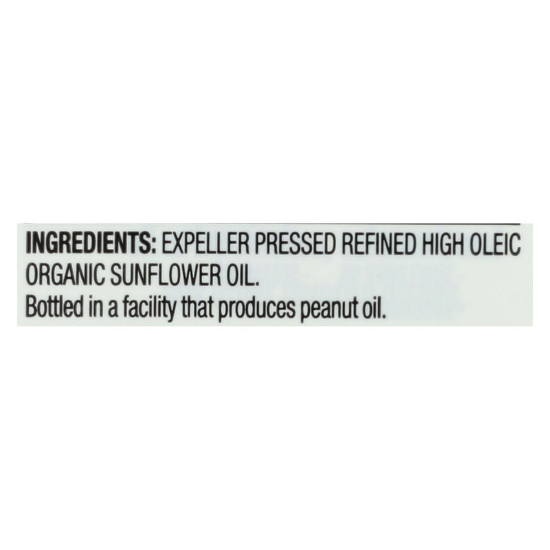 Spectrum Naturals High Heat Refined Organic Sunflower Oil - Case Of 12 - 16 Fl Oz. - Orca Market