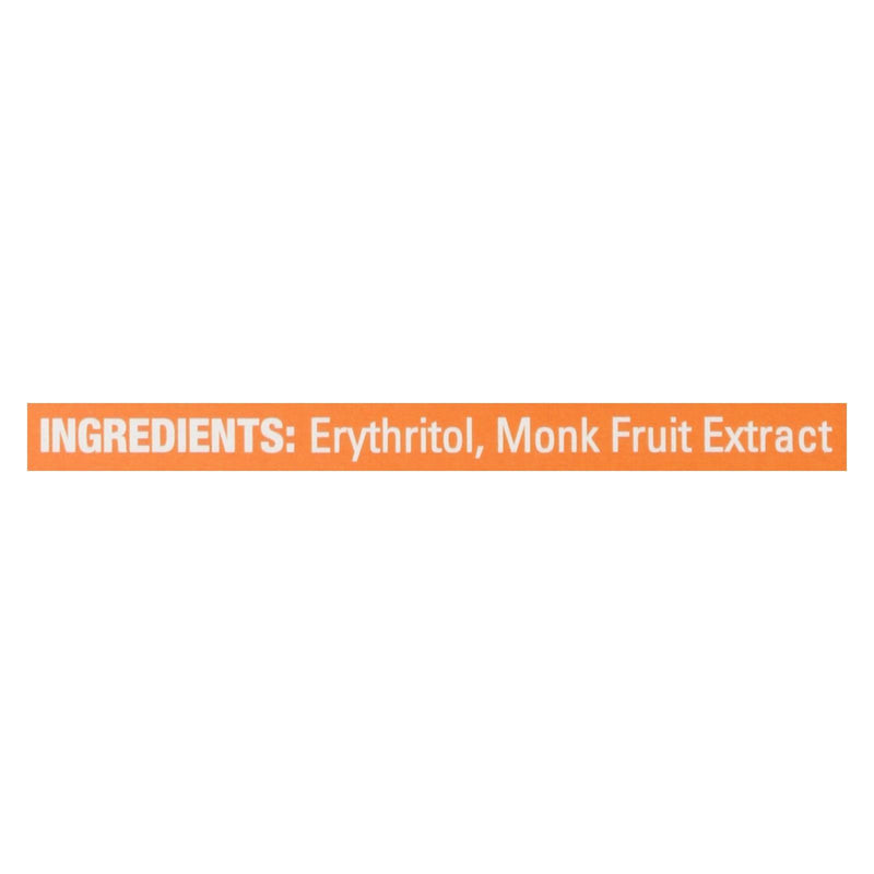 Monk Fruit In The Raw - Sweetner Monk Fruit N Raw Keto - Case Of 8-40 Pkt - Orca Market