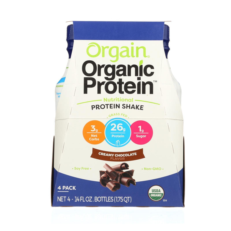 Orgain Creamy Chocolate Nutritional Protein Shake - Case Of 12 - 14 Ounce