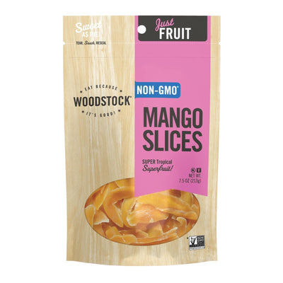 Woodstock Sweetened Mango Slices - Case Of 8 - 7.5 Oz - Orca Market