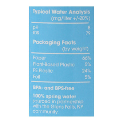 Just Water - Water 100% Spring - Case Of 12-33.8 Fz - Orca Market