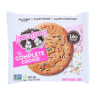 Lenny And Larry's The Complete Cookie Birthday Cake - Case Of 12 - 4 Oz - Orca Market