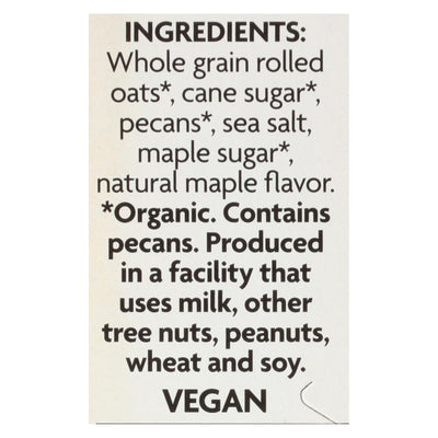 Nature's Path Hot Oatmeal - Maple Nut - Case Of 6 - 14 Oz. - Orca Market