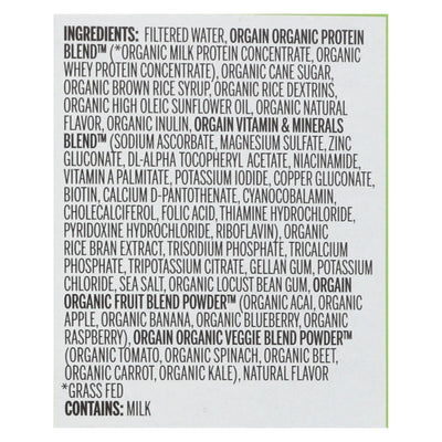 Orgain Organic Nutrition Shake - Vanilla Bean - 11 Fl Oz - Case Of 12 - Orca Market