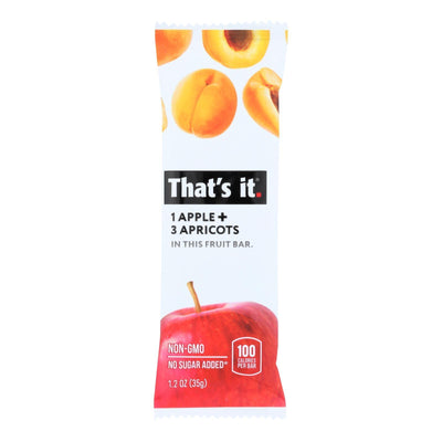 That's It Fruit Bar - Apple And Apricot - Case Of 12 - 1.2 Oz - Orca Market