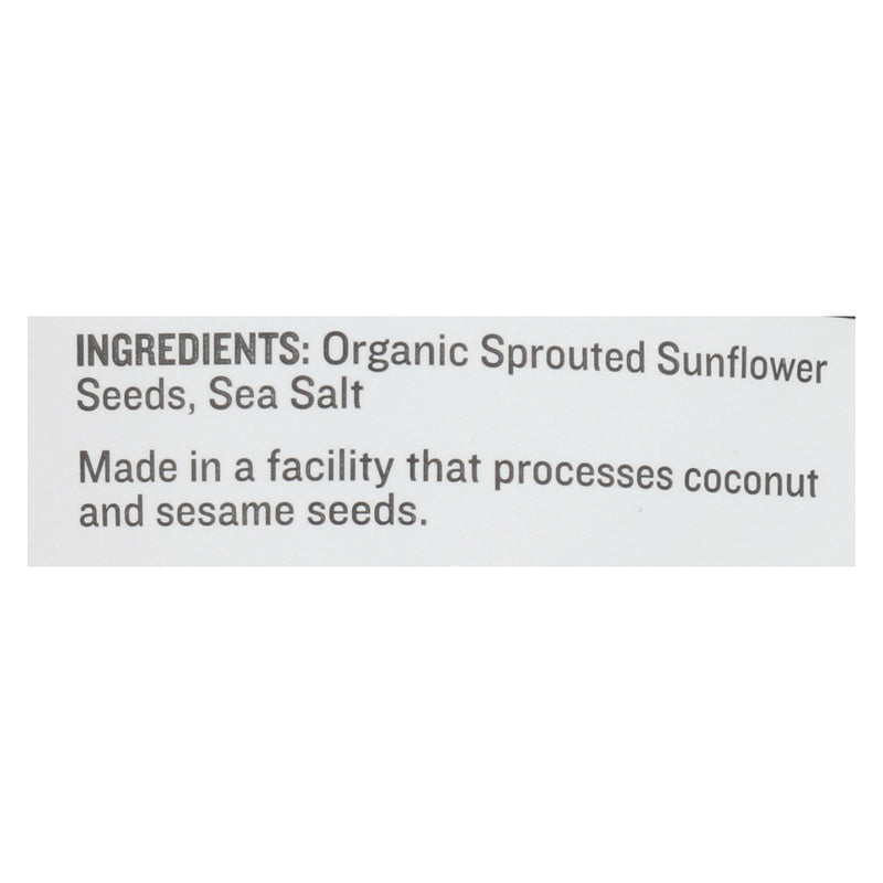 Go Raw - Snack Seed Sunflower Sprouted- Case Of 10 - 4 Oz - Orca Market