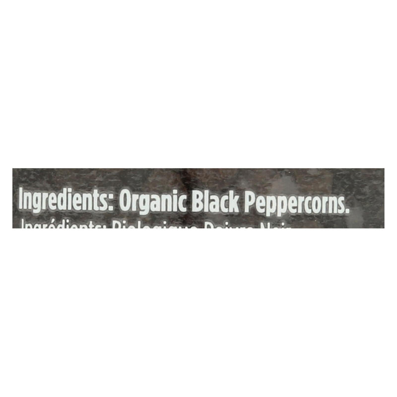 Spicely Organics - Organic Peppercorn - Black Whole - Case Of 3 - 1.7 Oz. - Orca Market