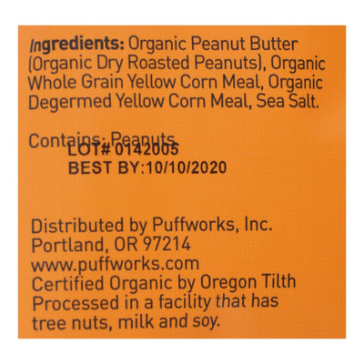 Puffworks - Puffs Original Peanut Butter Gluten Free - Case Of 8-3.5 Oz - Orca Market