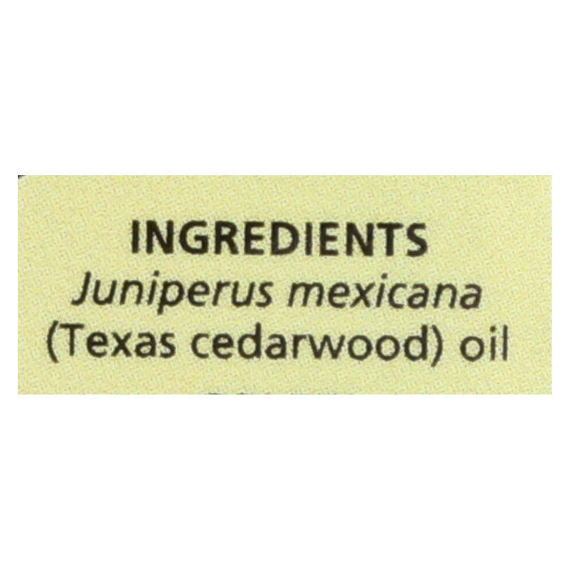 Aura Cacia - Essential Oil - Cedarwood Texas - .5 Oz - Orca Market