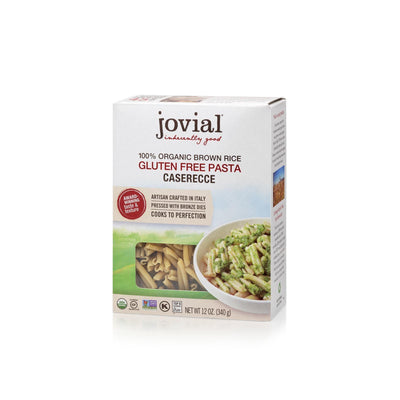 Jovial - Gluten Free Brown Rice Pasta - Caserecce - Case Of 12 - 12 Oz. - Orca Market