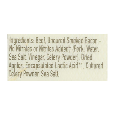 Epic - Bar Beef Apple Uncured Bacon - Case Of 12-1.3 Oz - Orca Market