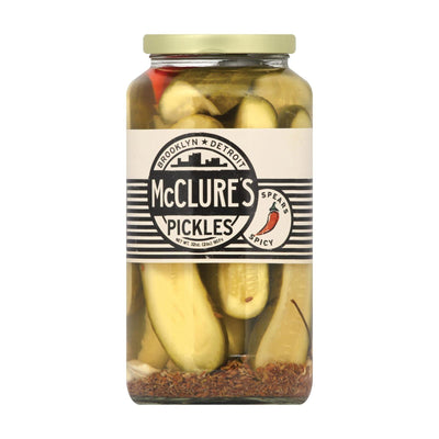 Mcclure's Pickles Spicy Spears - Case Of 6 - 32 Oz. - Orca Market