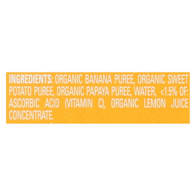 Happy Baby Happy Baby Clearly Crafted - Bananas Sweet Potatoes And Papayas - Case Of 16 - 4 Oz. - Orca Market