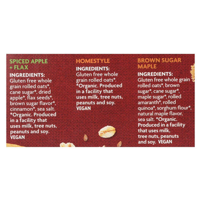 Nature's Path Organic Hot Oatmeal - Variety Pack - Case Of 6 - 11.3 Oz. - Orca Market