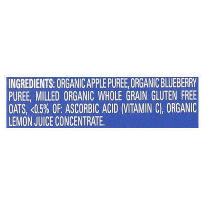 Happy Baby Happy Baby Clearly Crafted - Apple Blueberries And Oats - Case Of 16 - 4 Oz. - Orca Market