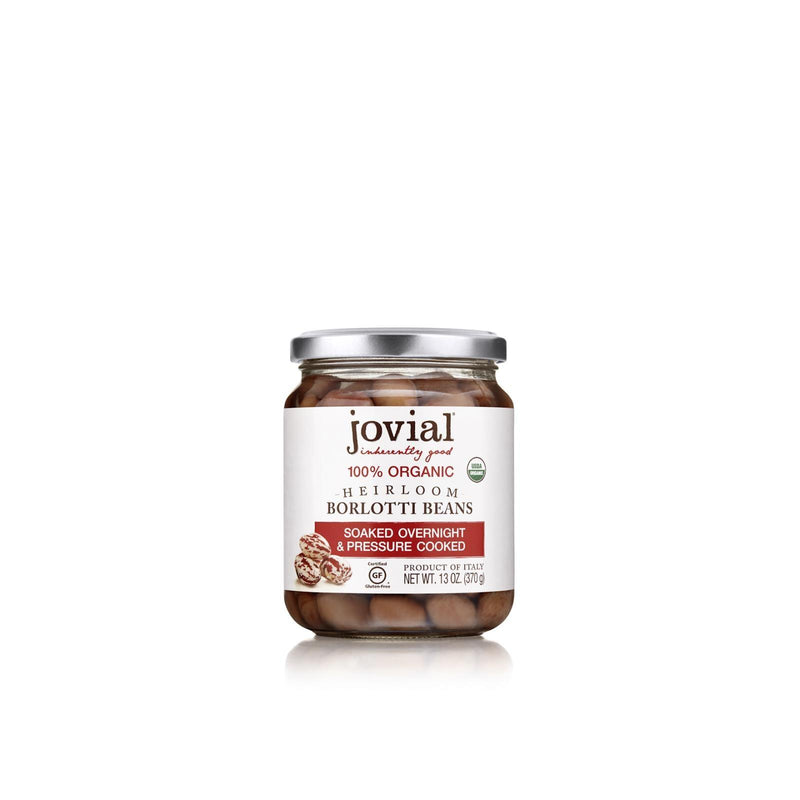 Jovial - 100 Percent Organic Borlotti Beans - Case Of 6 - 13 Oz - Orca Market