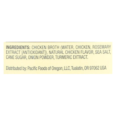 Pacific Natural Foods Chicken Broth - Free Range - Case Of 12 - 32 Fl Oz. - Orca Market