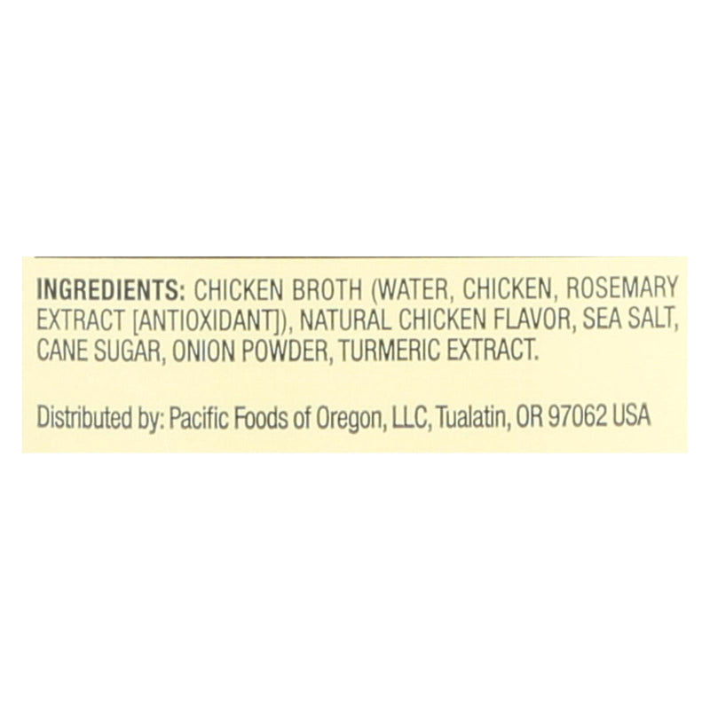 Pacific Natural Foods Chicken Broth - Free Range - Case Of 12 - 32 Fl Oz. - Orca Market