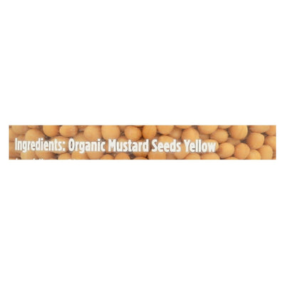 Spicely Organics - Organic Mustard - Yellow Whole - Case Of 3 - 2.4 Oz. - Orca Market