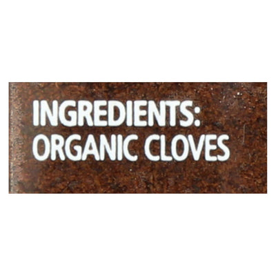 Simply Organic Cloves - Organic - Ground - 2.82 Oz - Orca Market