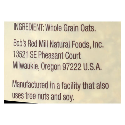 Bob's Red Mill - Quick Cooking Rolled Oats - Gluten Free - Case Of 4-28 Oz. - Orca Market