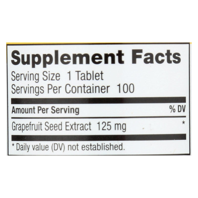 Nutribiotic - Supp Grapefruit Seed Extrct 125 - 1 Each 1-100 Ct - Orca Market