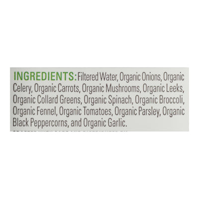 Bonafide Provisions - Broth Vegetable No Salt - Case Of 6-32 Oz - Orca Market