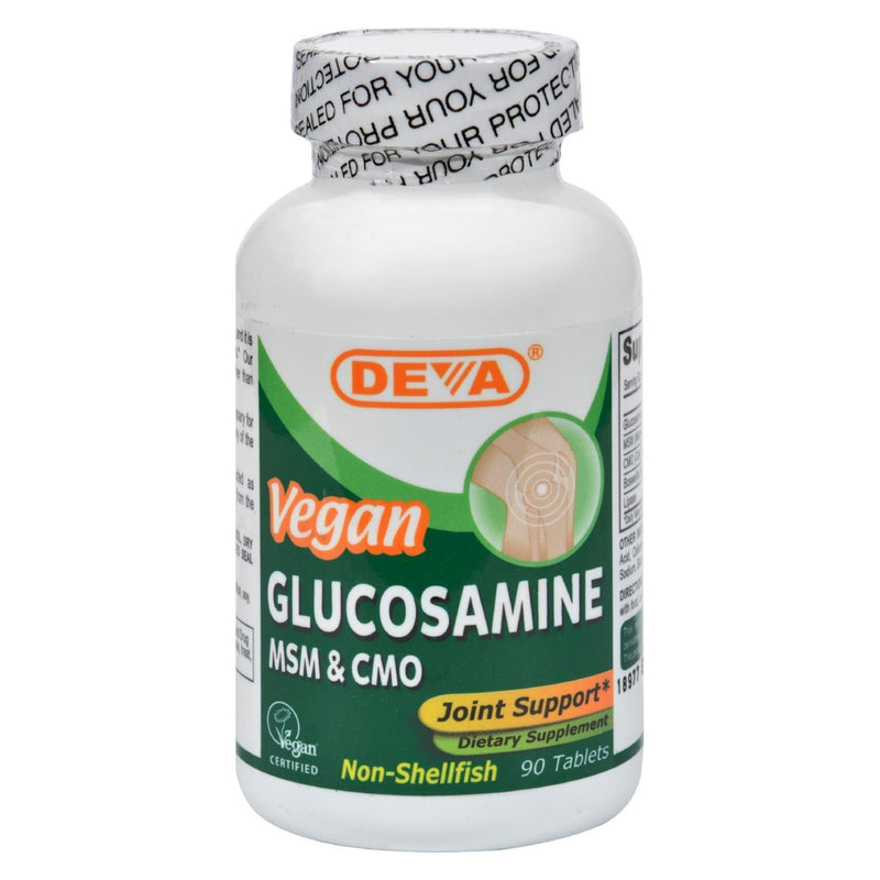 Deva Vegan Vitamins - Glucosamine Msm And Cmo - 90 Tablets - Orca Market