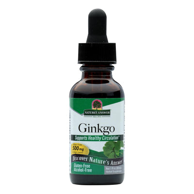 Nature's Answer - Ginkgo Leaf Alcohol Free - 1 Fl Oz - Orca Market