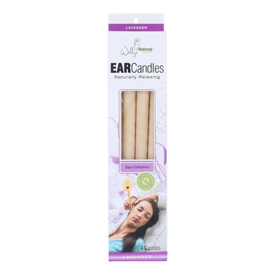 Wally's Ear Candles Lavender Paraffin - 4 Candles - Orca Market