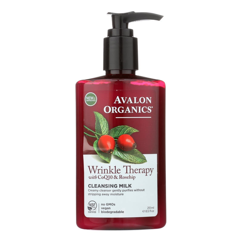 Avalon Organics Coq10 Facial Cleansing Milk - 8.5 Fl Oz - Orca Market