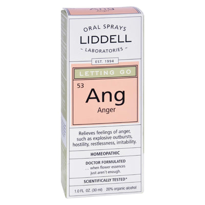 Liddell Homeopathic Letting Go Ang Anger Spray - 1 Fl Oz - Orca Market