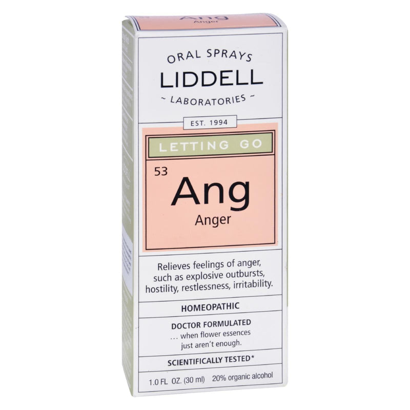 Liddell Homeopathic Letting Go Ang Anger Spray - 1 Fl Oz - Orca Market