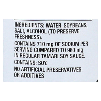 San - J Tamari Soy Sauce - Reduced Sodium - Case Of 6 - 10 Fl Oz. - Orca Market