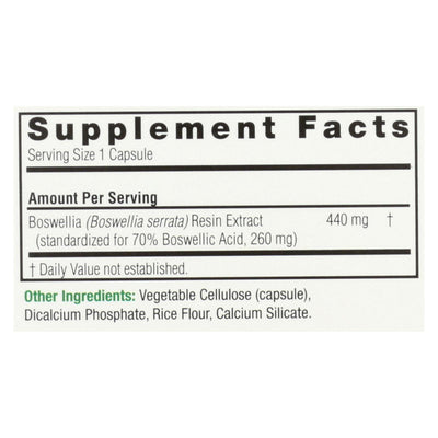 Nature's Answer - Boswellia Extract - 90 Vegetarian Capsules - Orca Market