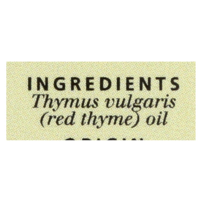 Aura Cacia - Essential Oil - Red Thyme - .5 Oz - Orca Market