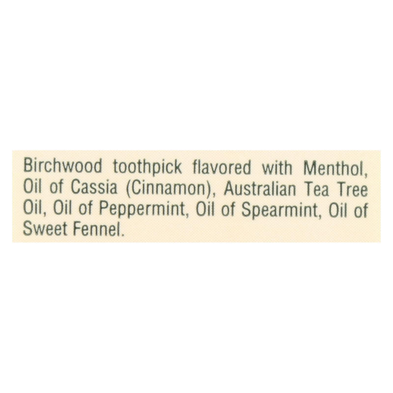 Tea Tree Therapy Toothpicks - 100 Toothpicks - Case Of 12 - Orca Market