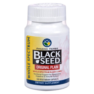 Amazing Herbs - Black Seed - 100 Capsules - Orca Market