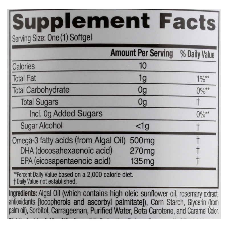 Amerifit Nutrition Ovega-3 - 500 Mg - 60 Vegetarian Softgels - Orca Market