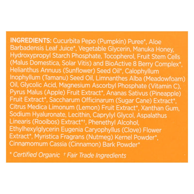 Andalou Naturals Glycolic Brightening Mask Pumpkin Honey - 1.7 Fl Oz - Orca Market