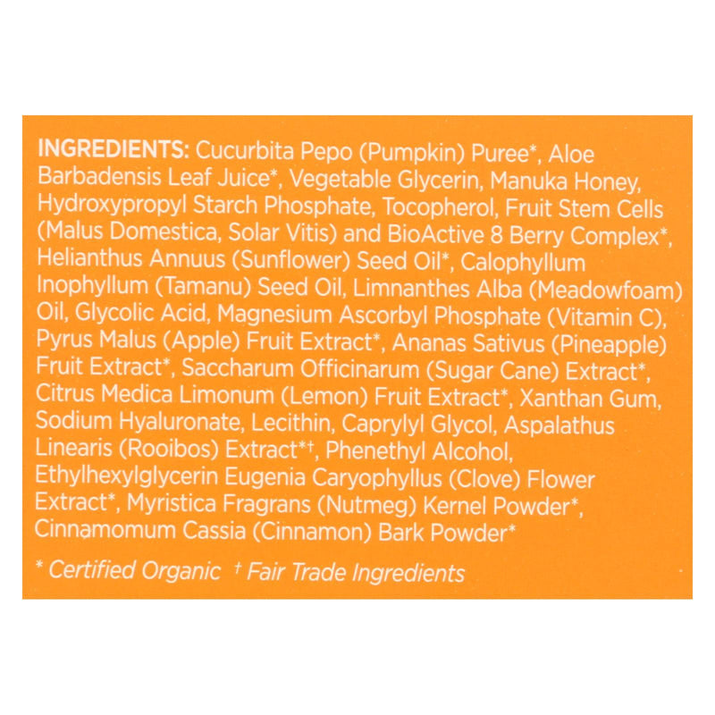 Andalou Naturals Glycolic Brightening Mask Pumpkin Honey - 1.7 Fl Oz - Orca Market