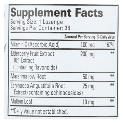 Quantum Elderberry Lozenges Raspberry - 36 Lozenges - Orca Market