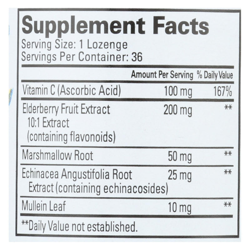 Quantum Elderberry Lozenges Raspberry - 36 Lozenges - Orca Market