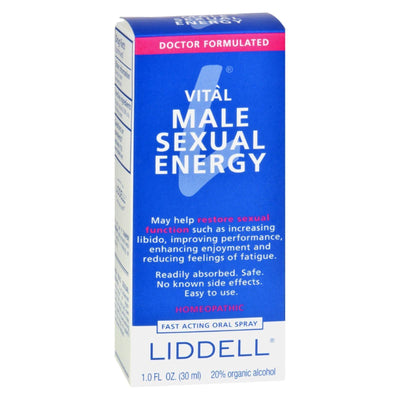 Liddell Homeopathic Energy Male - 1 Fl Oz - Orca Market